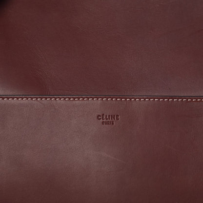 Celine Natural Calfskin Sangle Bucket Bag Burgundy 7 of 7