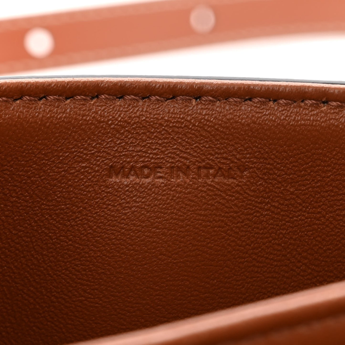 Calfskin Triomphe Canvas Teen Triomphe Bag Tan