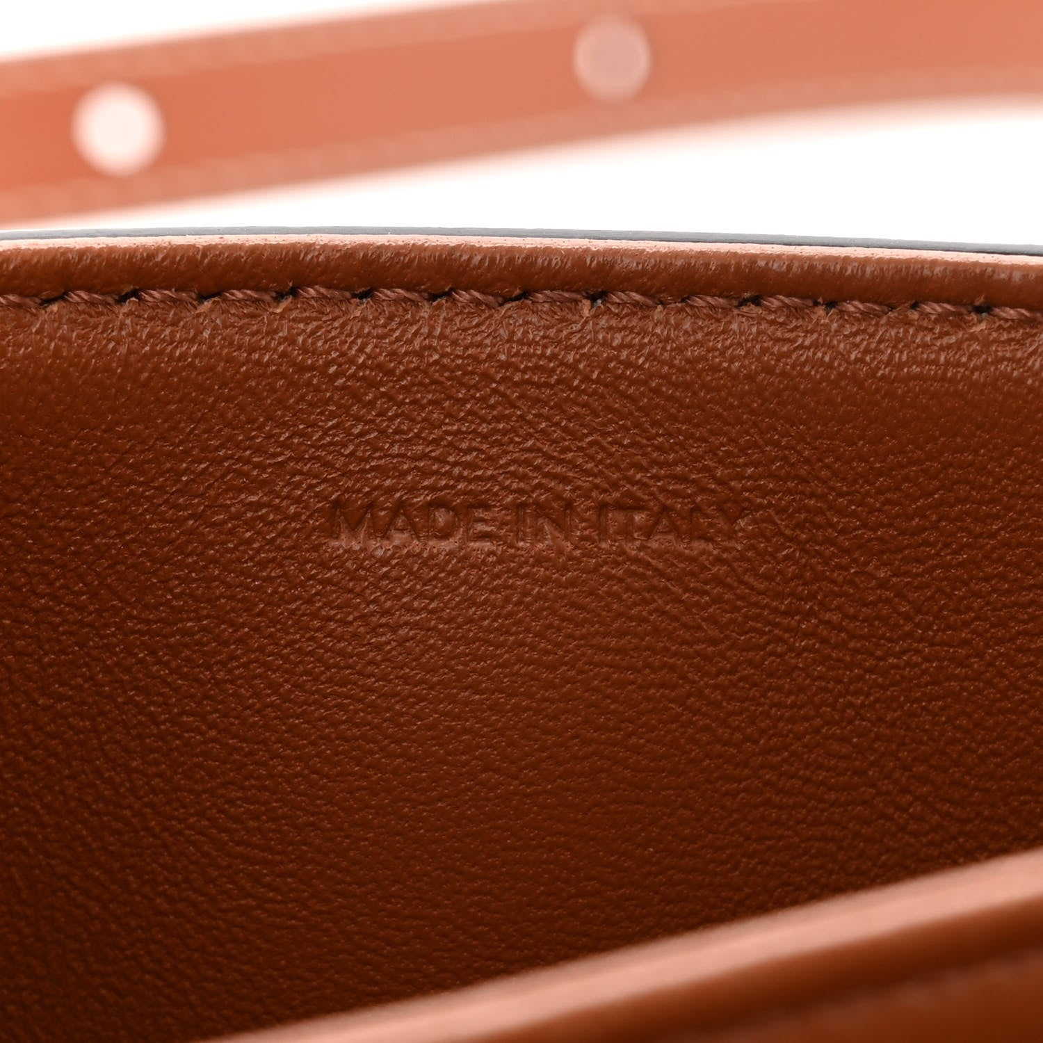 Celine Calfskin Triomphe Canvas Teen Triomphe Bag Tan 7 of 11