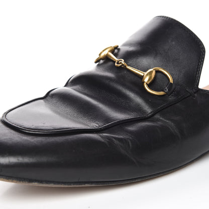 Gucci Calfskin Womens Princetown Slippers 39.5 Black 9 of 10