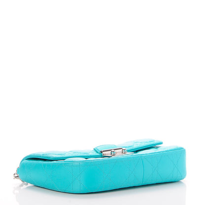 Christian Dior Lambskin Cannage Miss Dior Promenade Pouch Mer Du Sud 4 of 9