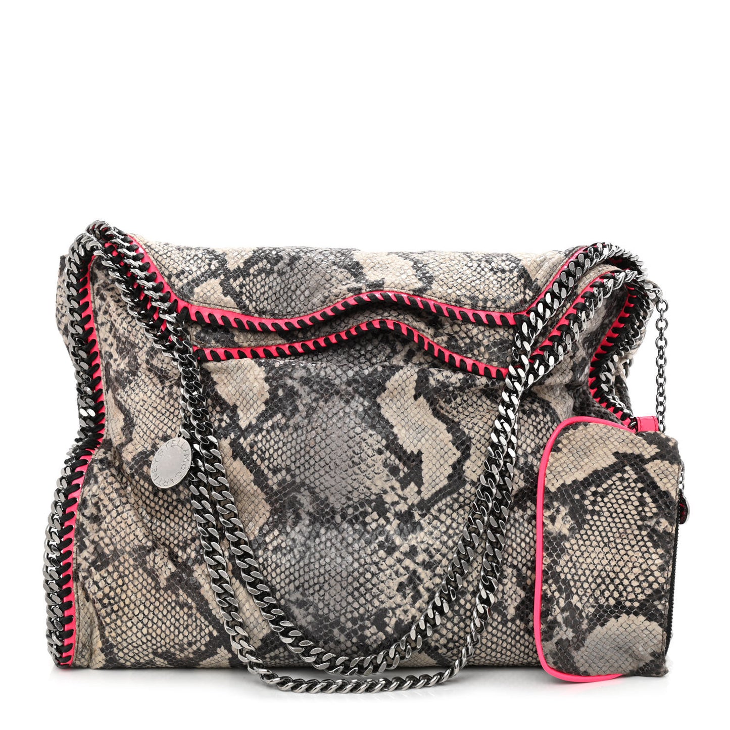 Eco Python Big Falabella Tote Grey