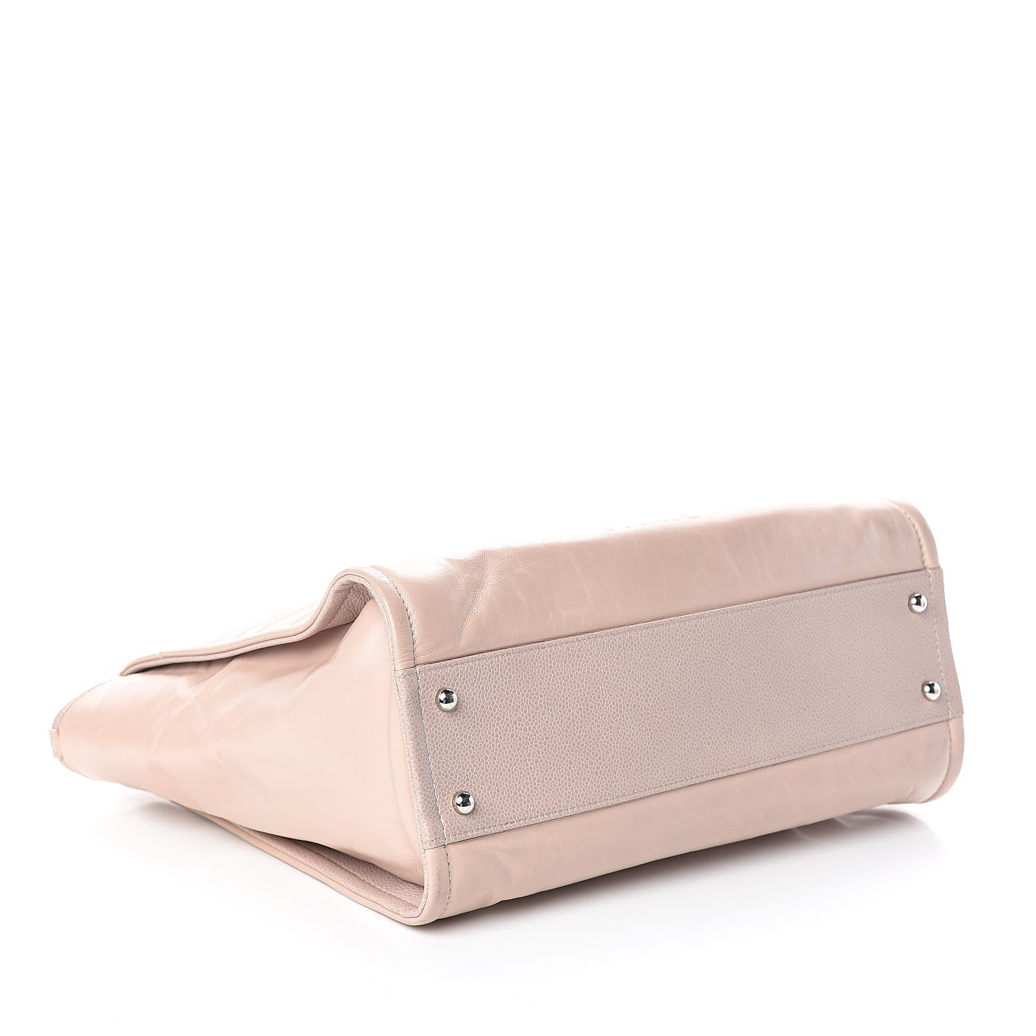 Chanel Glazed Calfskin Small Deauville Tote Light Pink 4 of 10