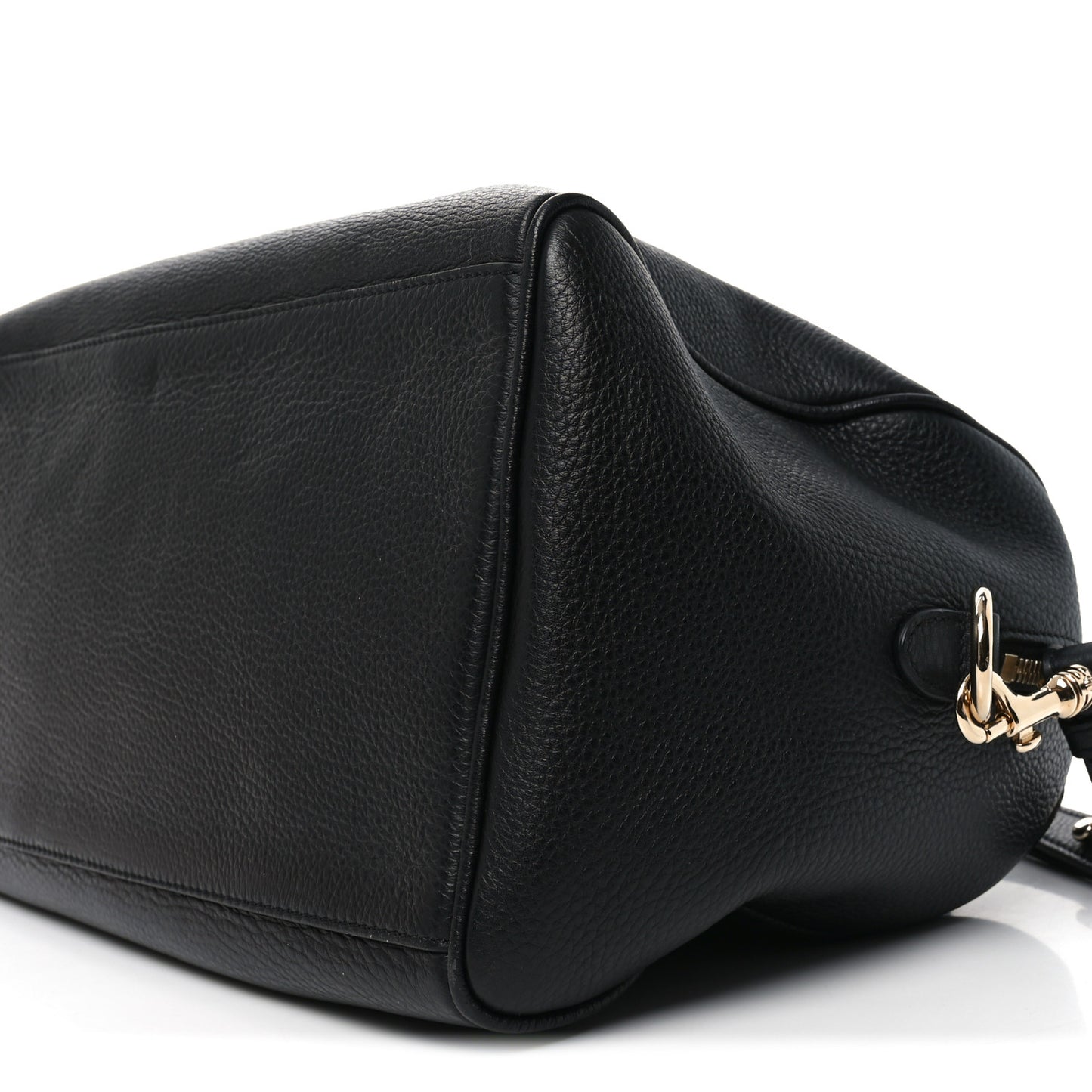 Grained Calfskin Palazzo Duffle Bag Black