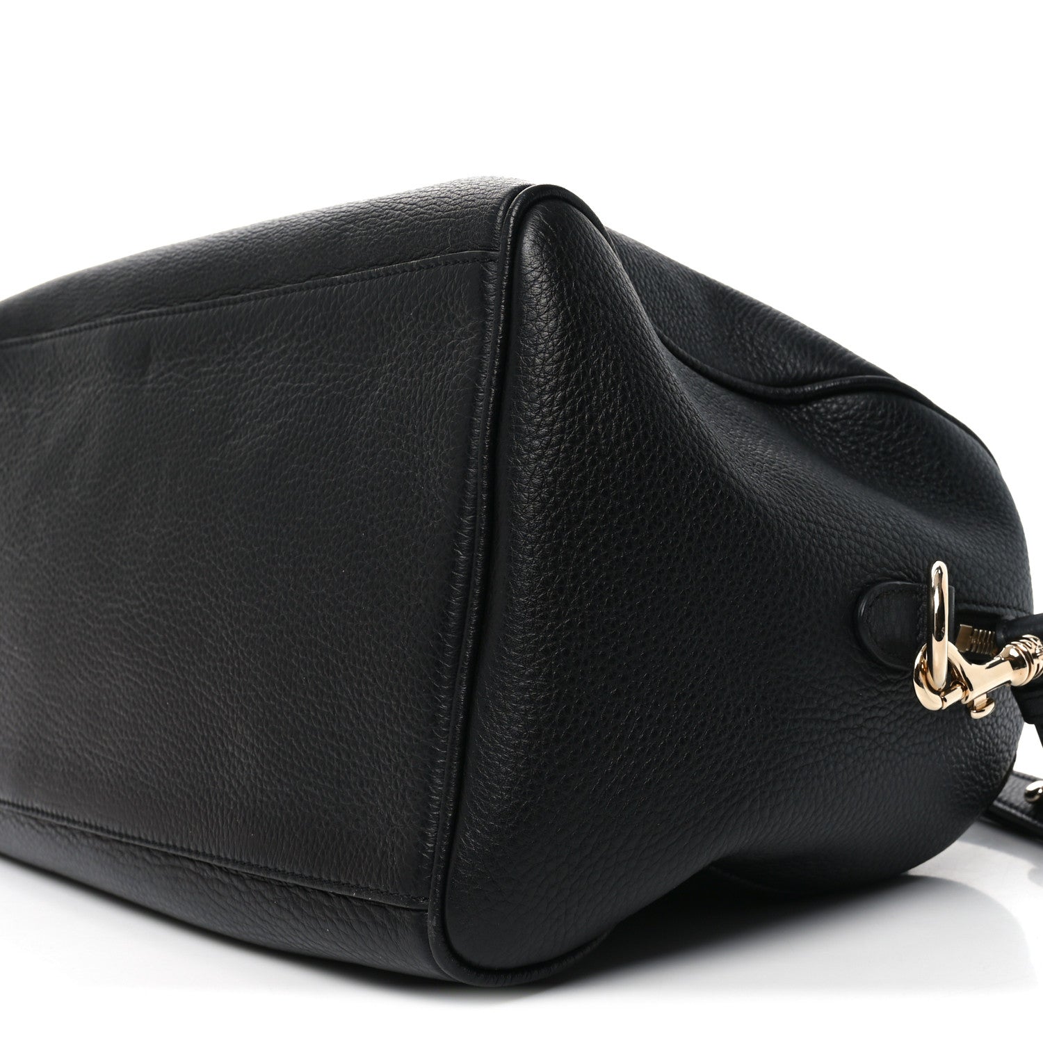 Versace Grained Calfskin Palazzo Duffle Bag Black 9 of 9