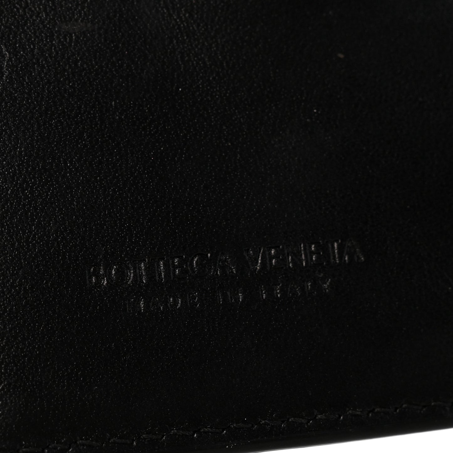 Nappa Intrecciato Medium Bi-Fold Zip Wallet Black