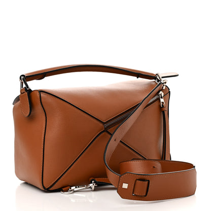 Loewe Calfskin Medium Puzzle Bag Tan 3 of 10