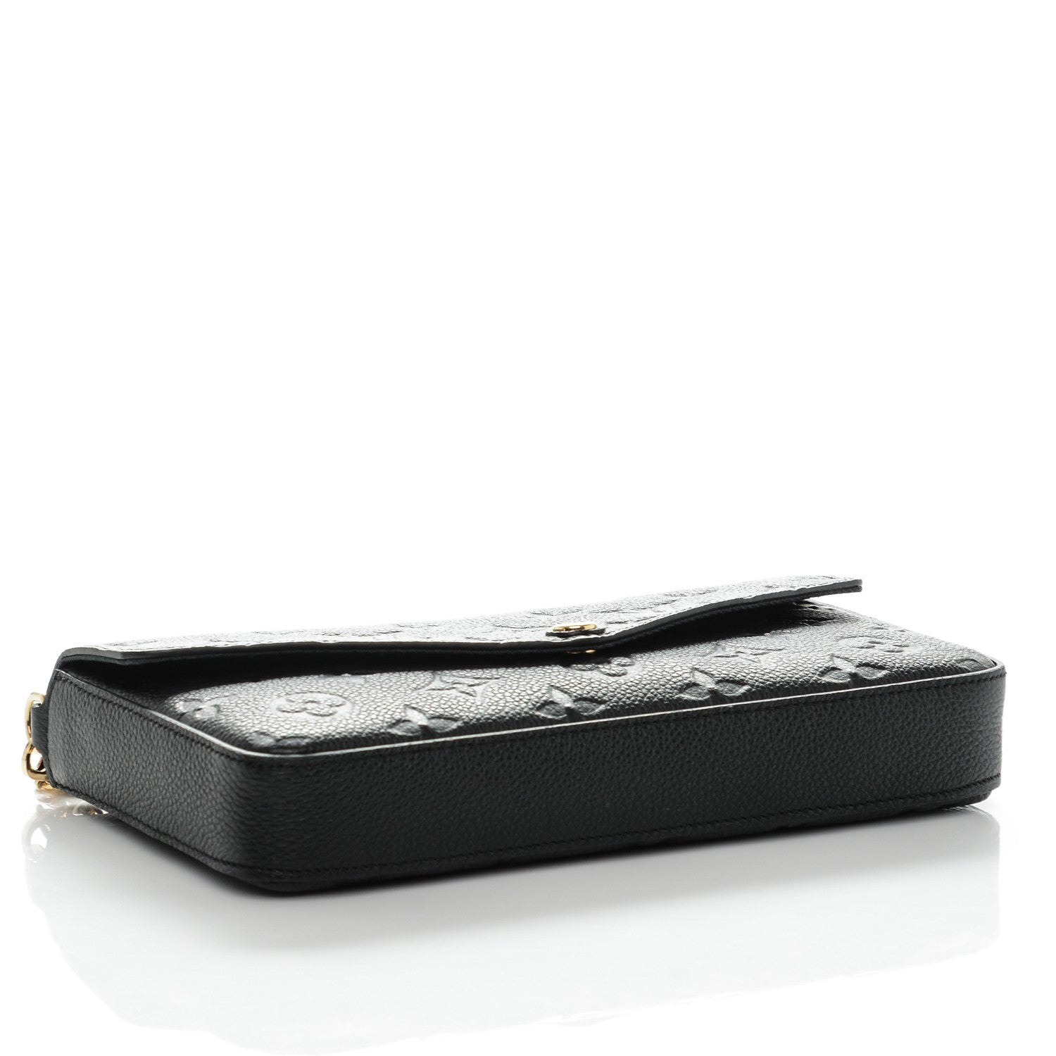 Louis Vuitton Empreinte Pochette Felicie Chain Wallet Black 4 of 8