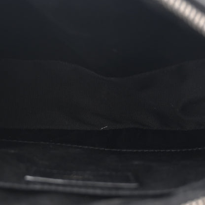 Saint Laurent Calfskin Matelasse Monogram Lou Camera Bag Black 5 of 10
