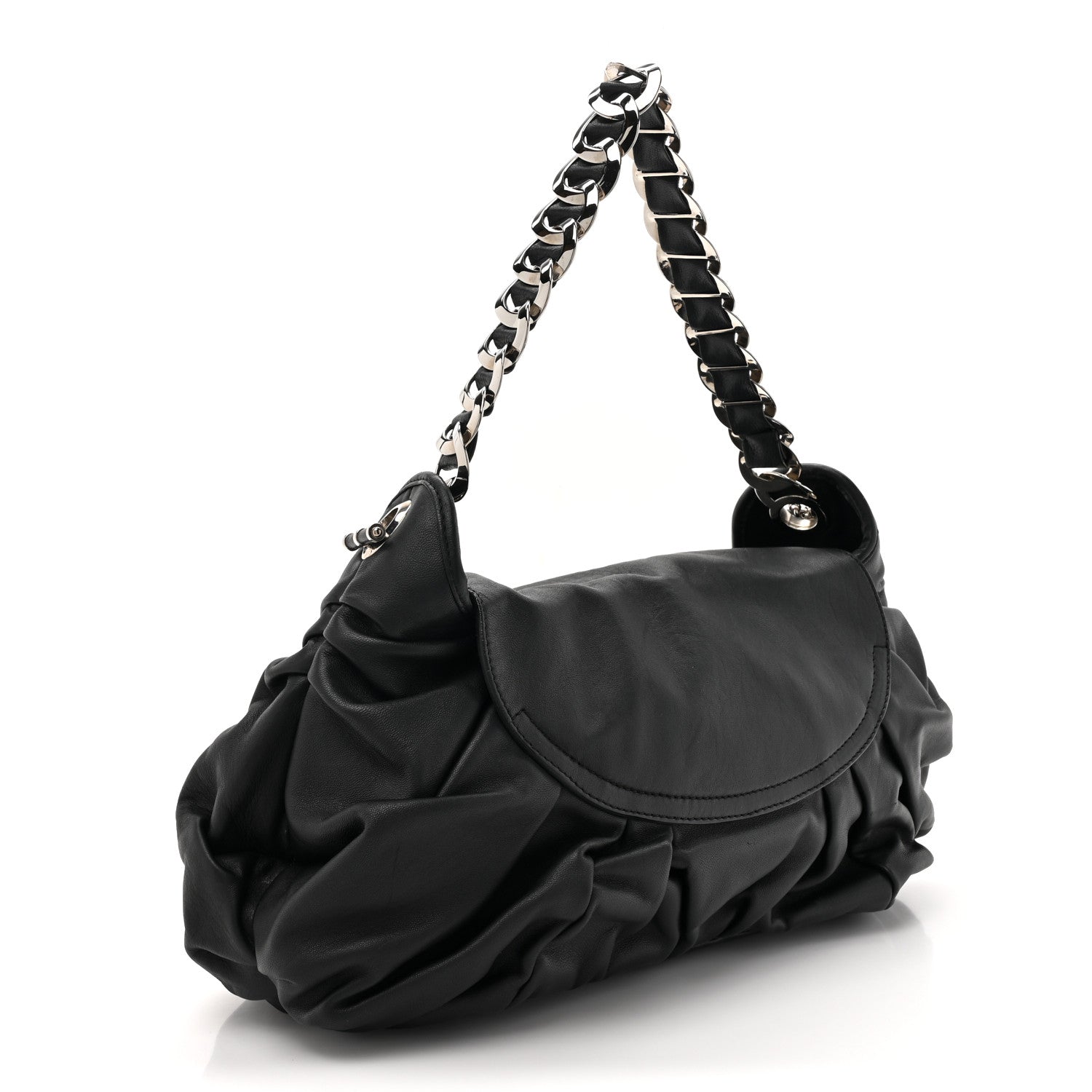 Christian Dior Lambskin Jazzclub Shoulder Bag Black 3 of 10