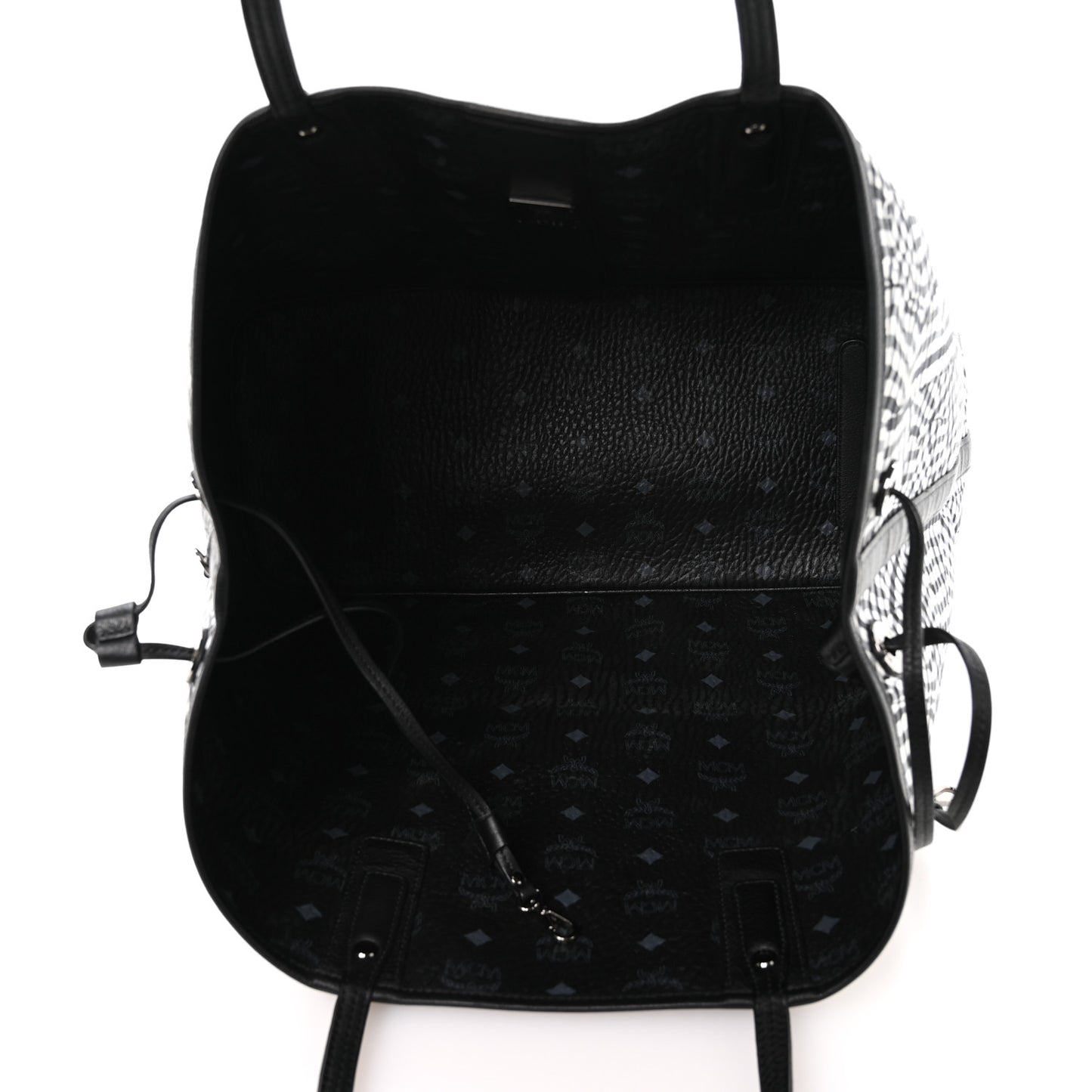 Visetos Large Liz Reversible Shopper Tote Black