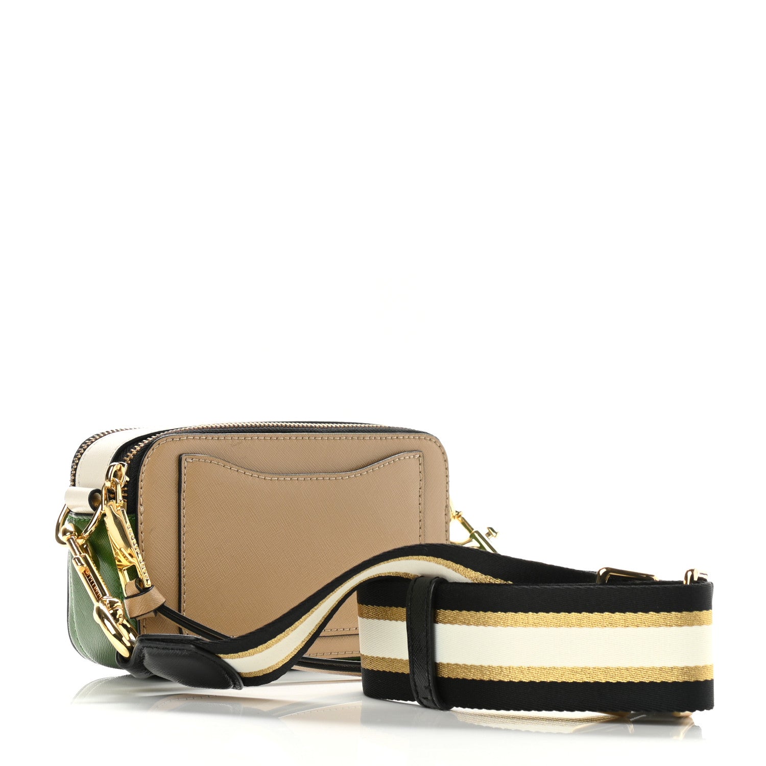 Marc Jacobs Saffiano Small Snapshot Camera Bag Sand Castle Multicolor 3 of 10