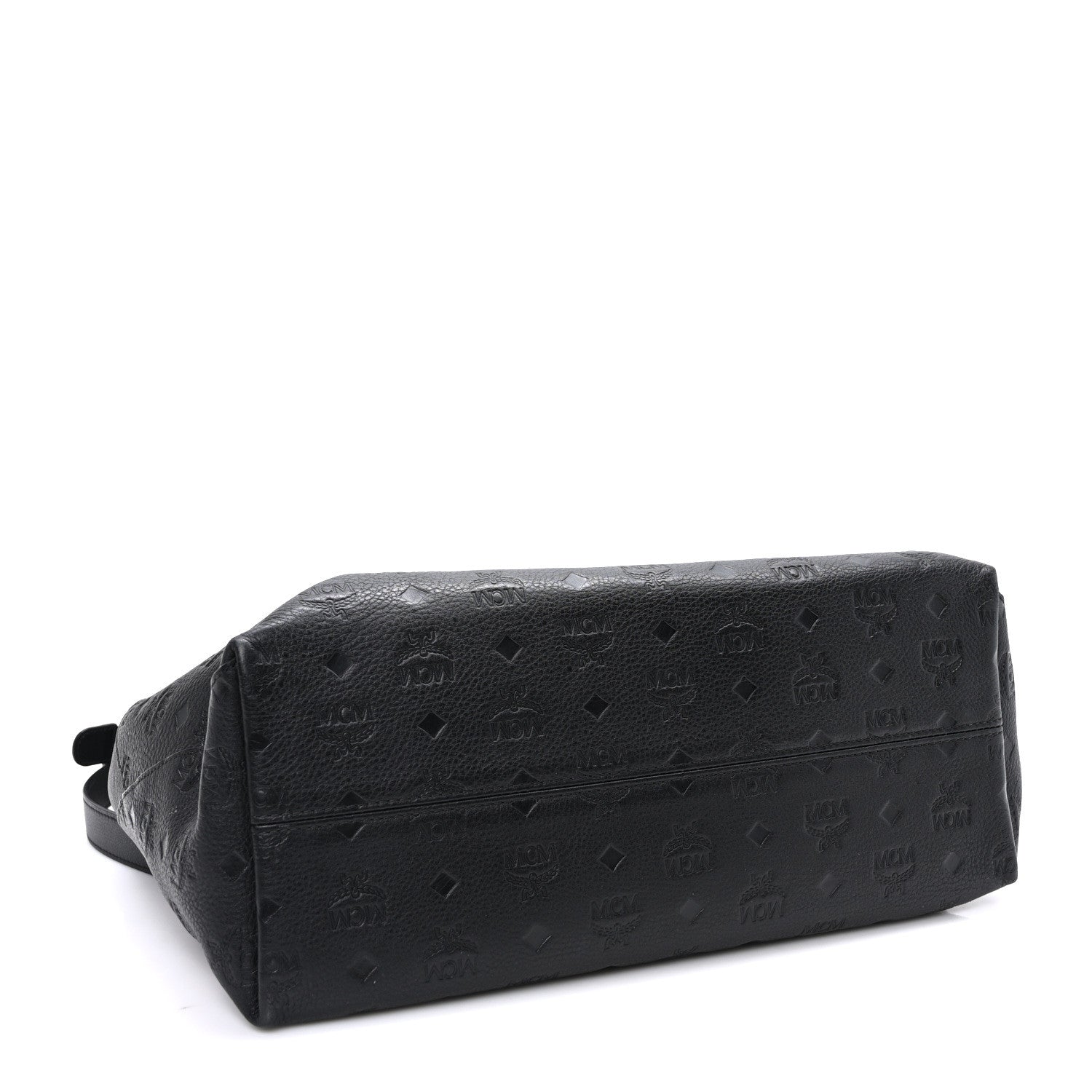 MCM Calfskin Ottomar Monogram Large Klara Hobo Black 4 of 9
