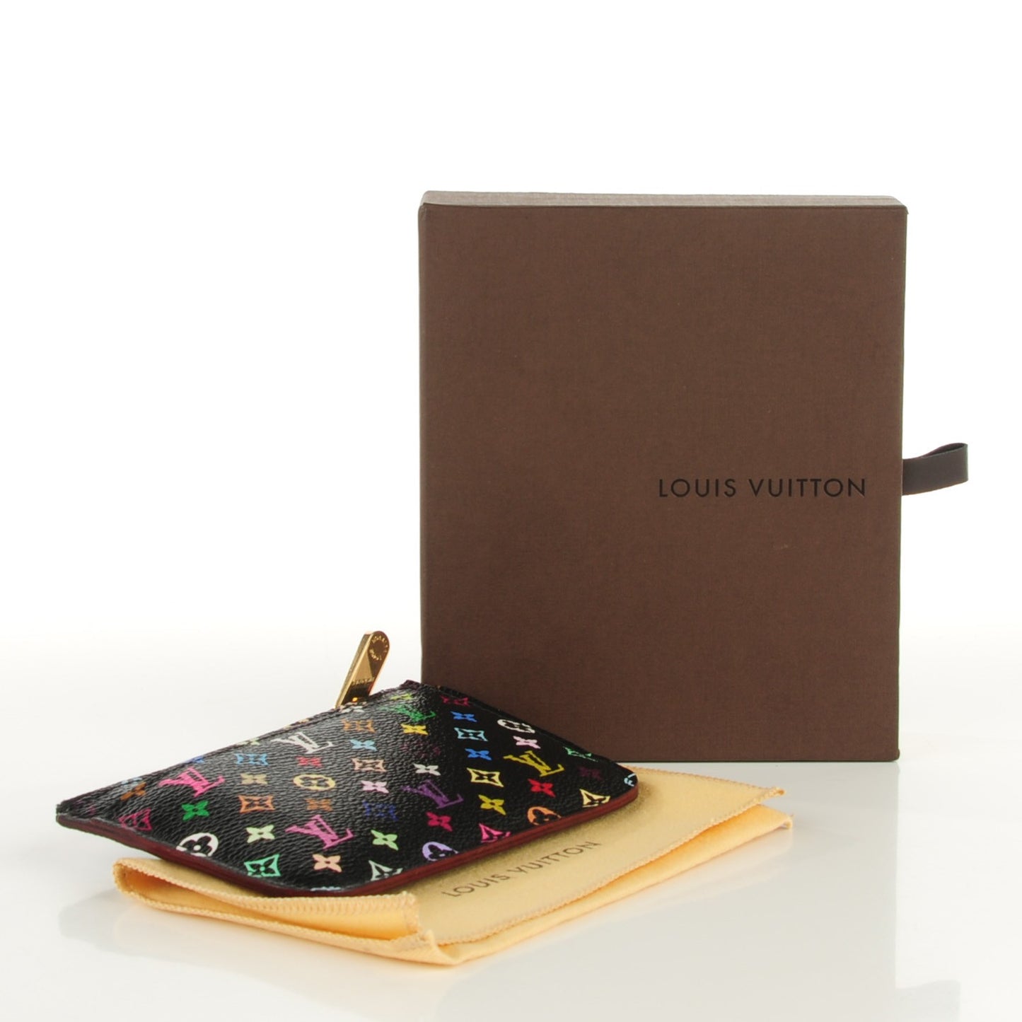 Monogram Multicolor Key Pouch Black Grenade
