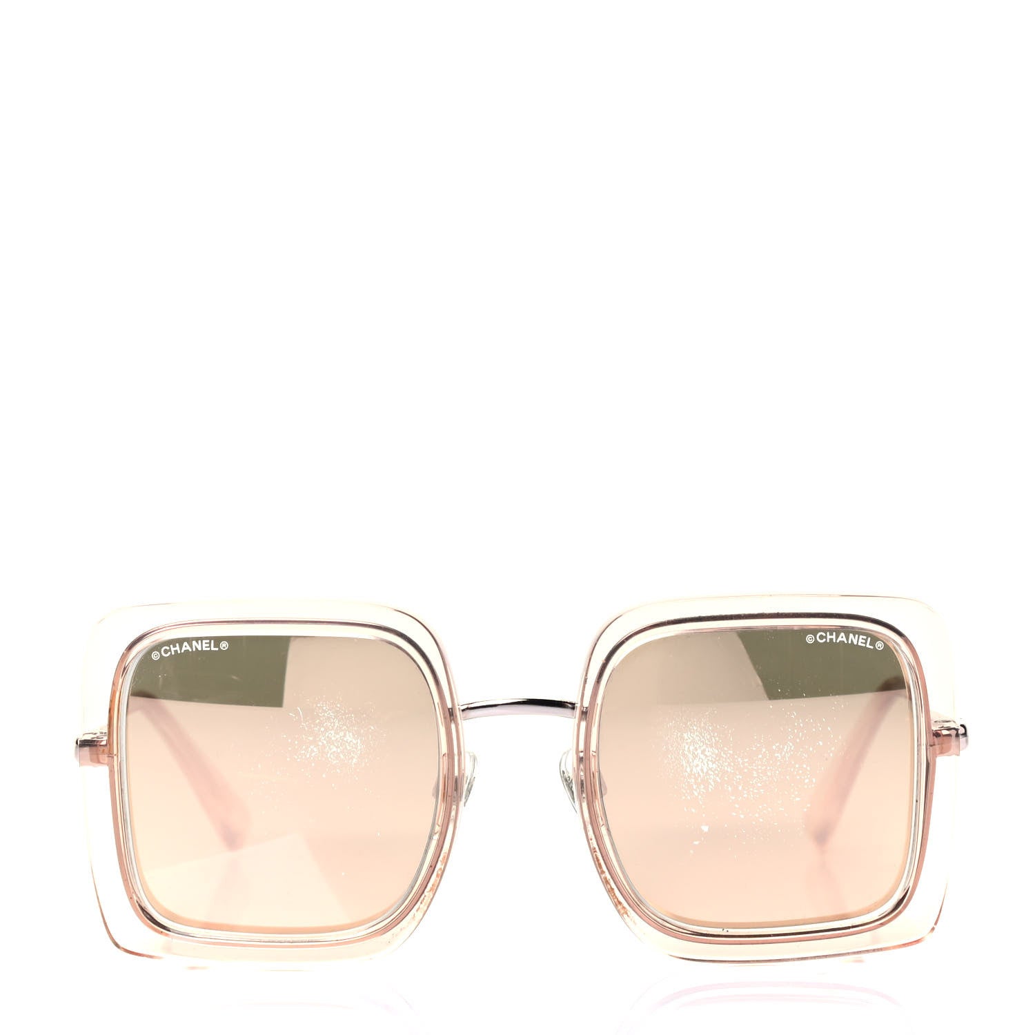 Chanel Mirror Square Sunglasses 4240 Pink 2 of 6