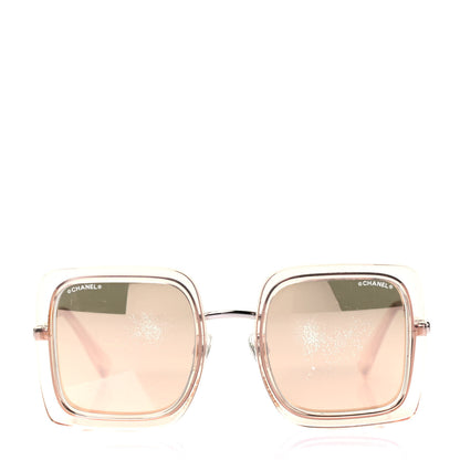 Chanel Mirror Square Sunglasses 4240 Pink 2 of 6