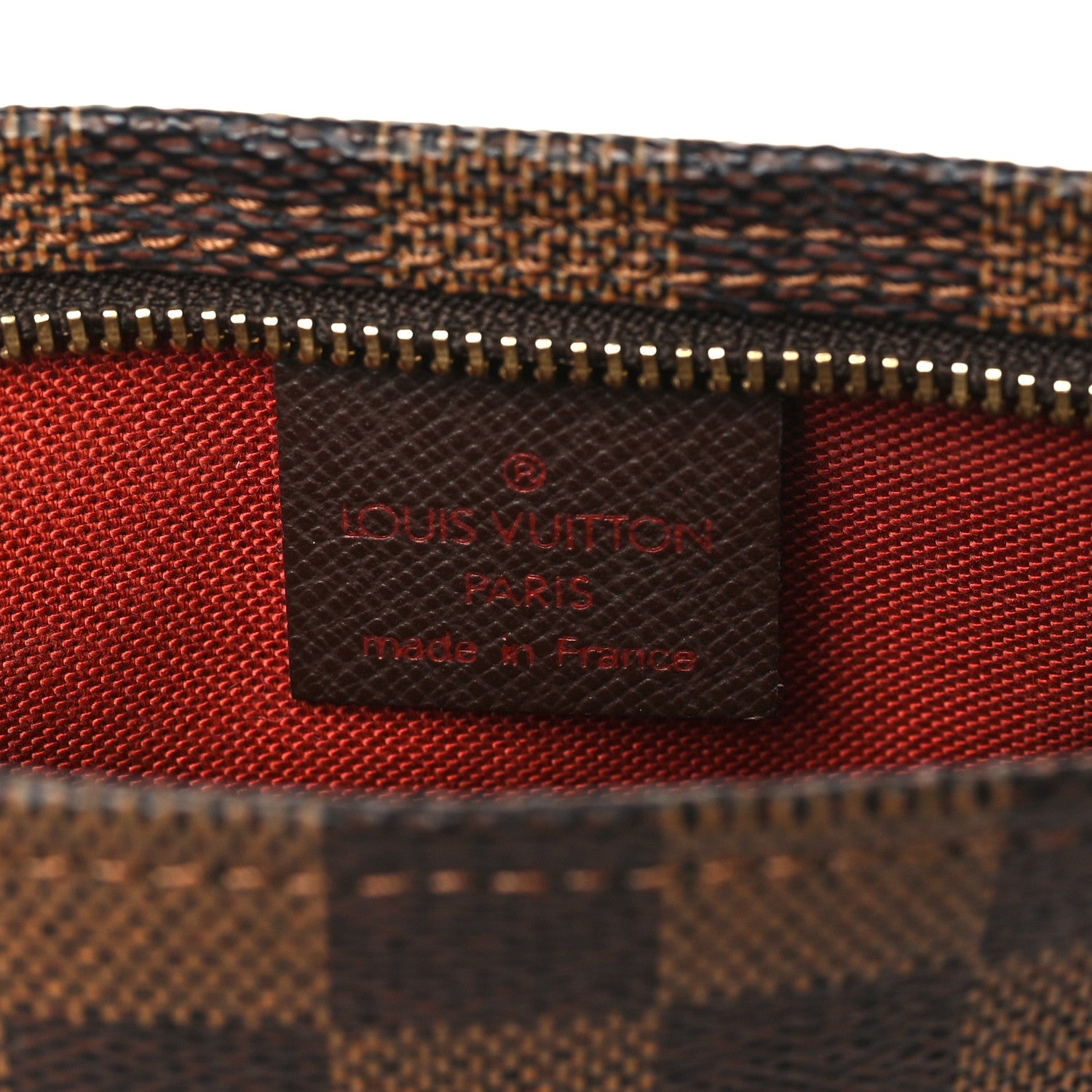 Louis Vuitton Damier Ebene Trousse Make Up Bag Pochette 6 of 9