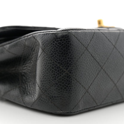 Chanel Caviar Quilted Small Double Flap Black 9 of 11