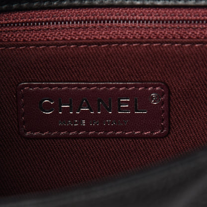 Chanel Caviar Iridescent Calfskin Quilted Small Daily Carry Messenger Black 6 of 12