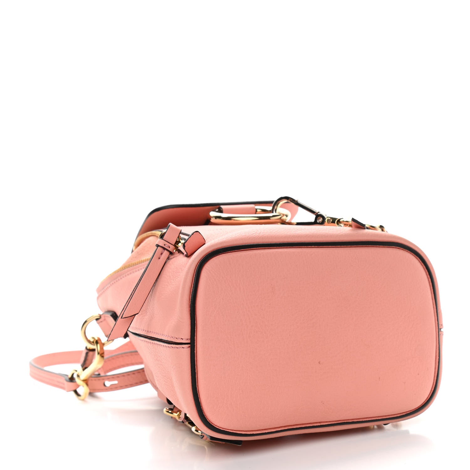 Chloe Suede Calfskin Mini Faye Backpack Ideal Blush 4 of 13
