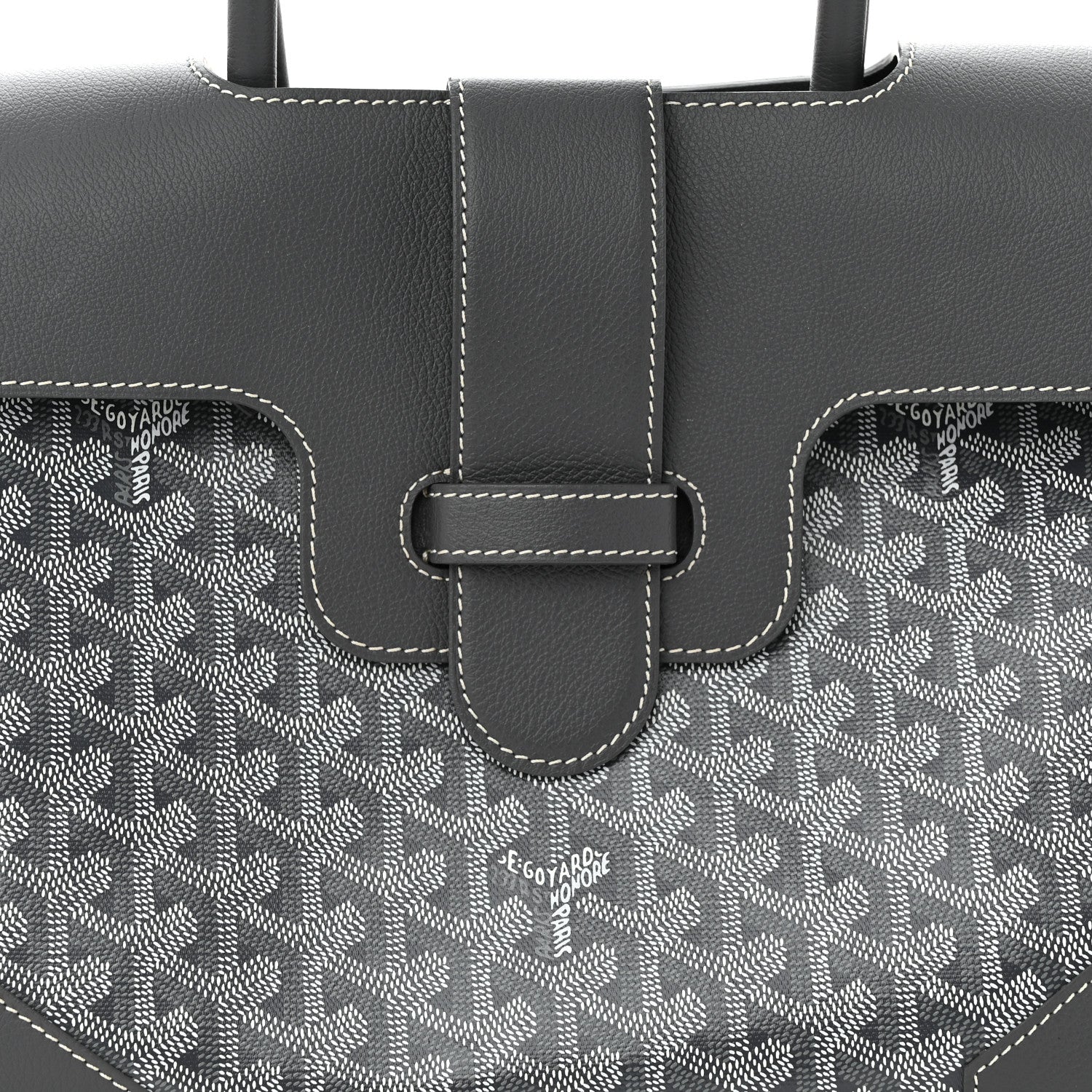 Goyard Goyardine Saigon Tote Grey 7 of 11