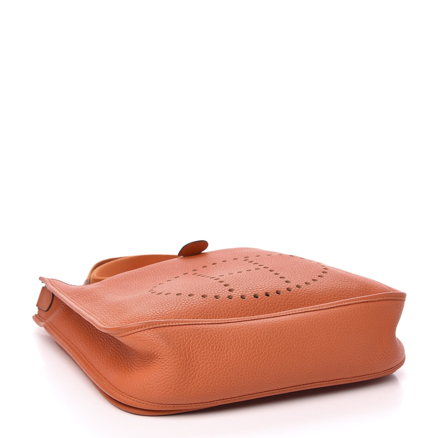 Hermes Taurillon Clemence Evelyne III GM Orange 3 of 10