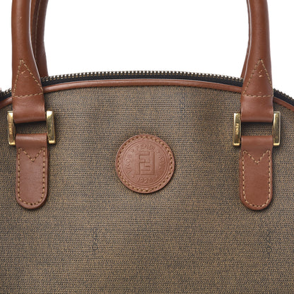 Fendi Nappa Canvas Top Handle Bag Brown 13 of 13