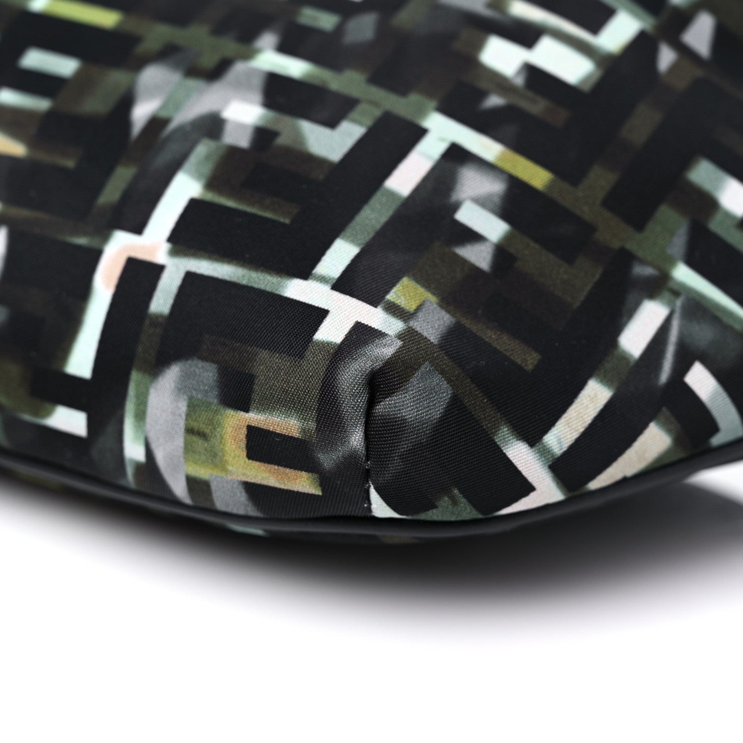 Fendi Nylon CamouFF Belt Bag Black Multicolor 8 of 8