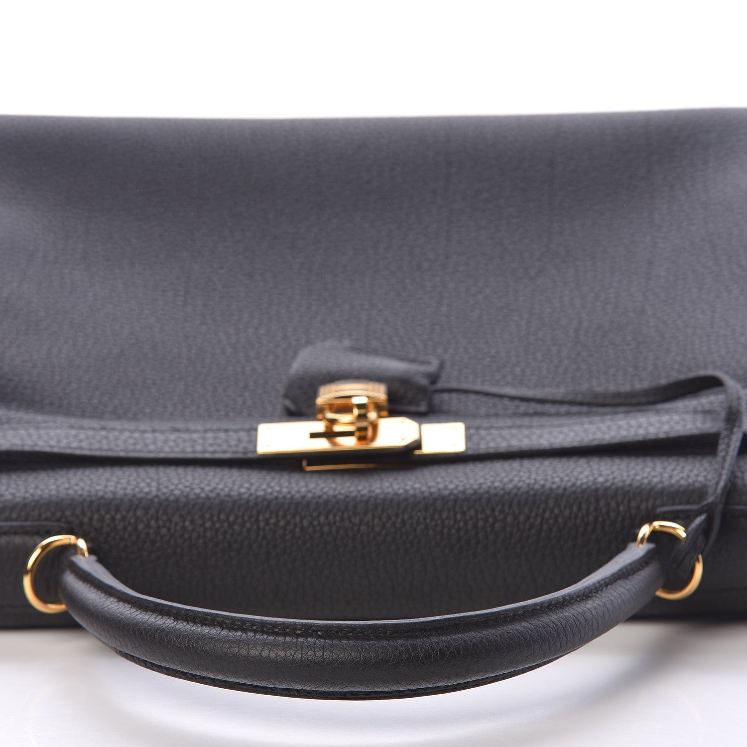 Hermes Togo Kelly Retourne 32 Black 13 of 40