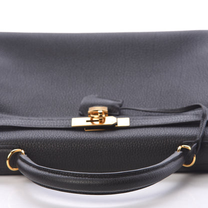Hermes Togo Kelly Retourne 32 Black 13 of 40