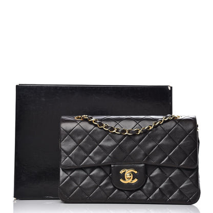 Chanel Lambskin Quilted Small Double Flap Black 11 of 11