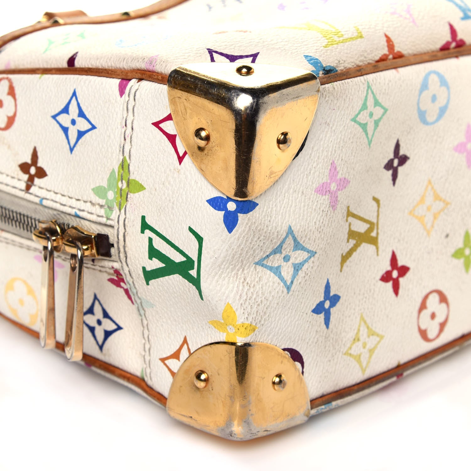 Louis Vuitton Monogram Multicolor Trouville White 6 of 8