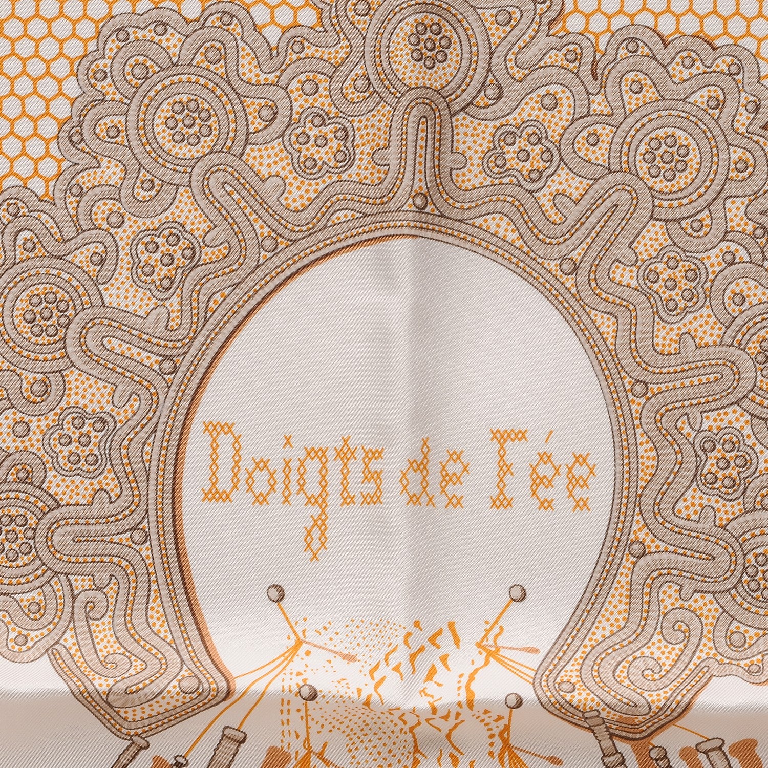 Hermes Silk Doigts de Fee Scarf 90 3 of 7