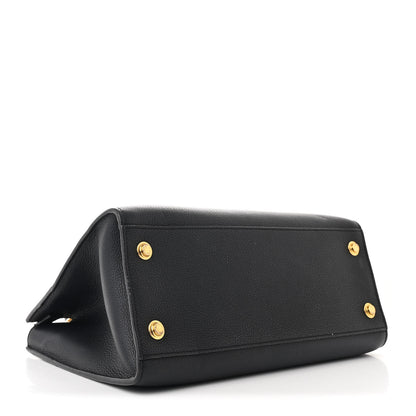 Louis Vuitton Taurillon City Steamer MM Black 4 of 11