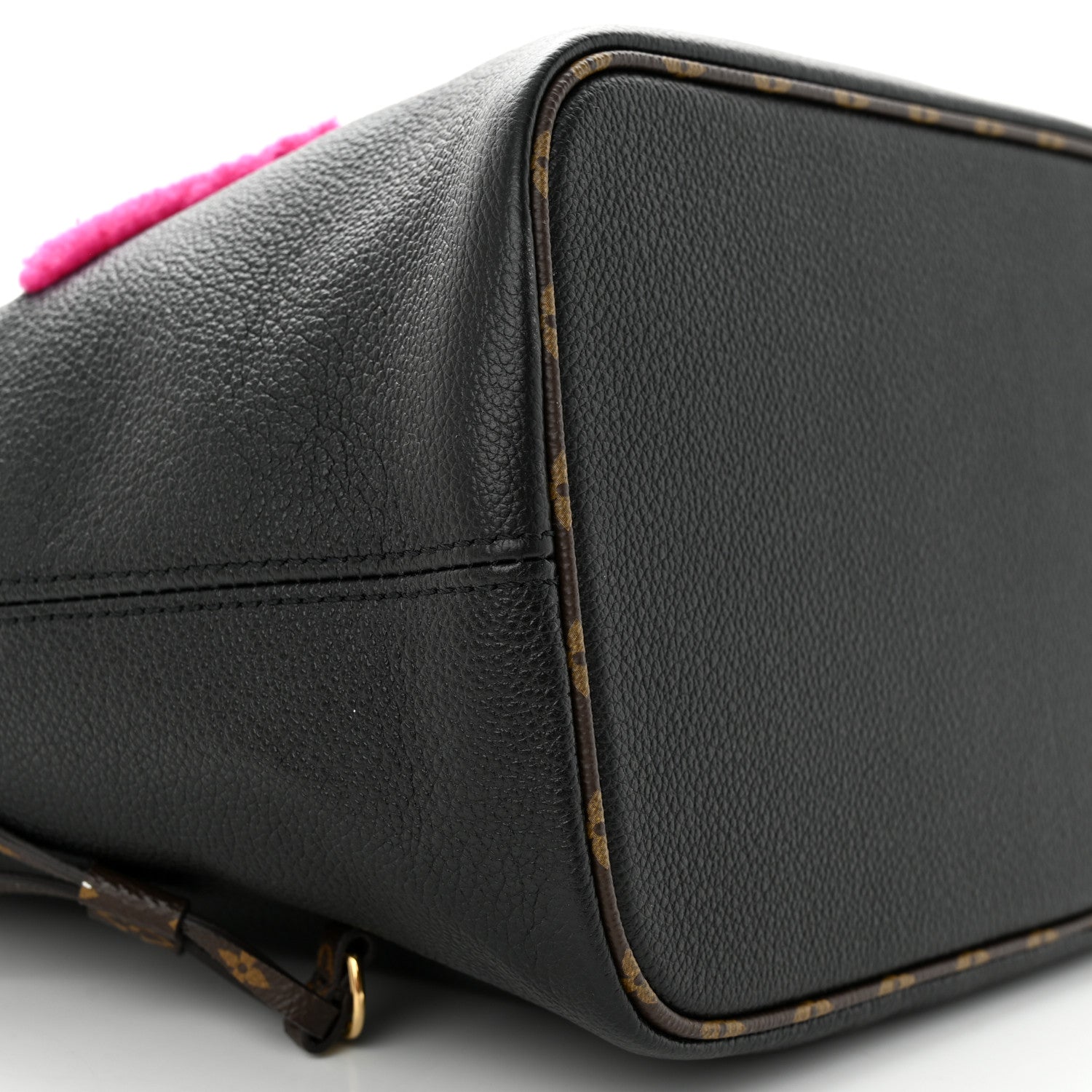 Louis Vuitton Calfskin Monogram Teddy Neverfull MM Black 9 of 10