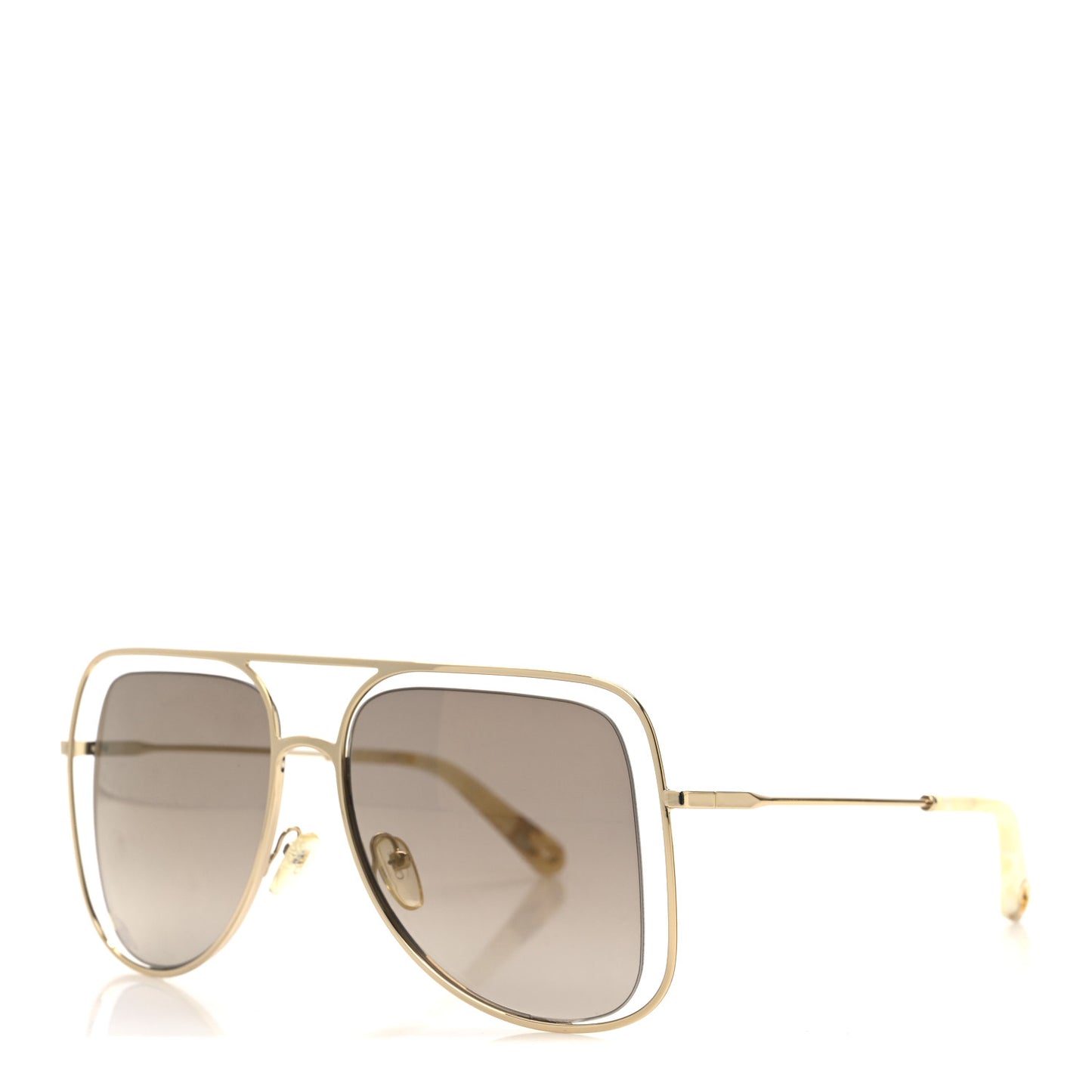 Poppy Aviator Sunglasses CE 130S Gold Brown