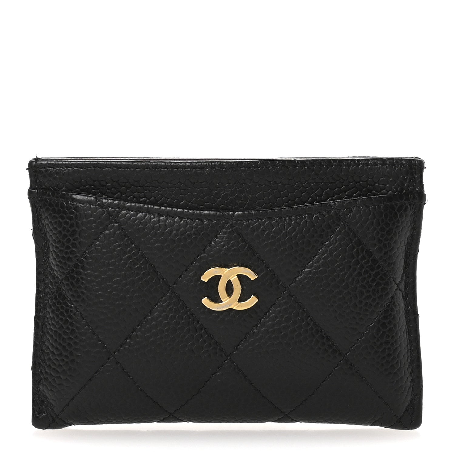 Chanel Caviar Quilted Card Holder Black 1 of 9