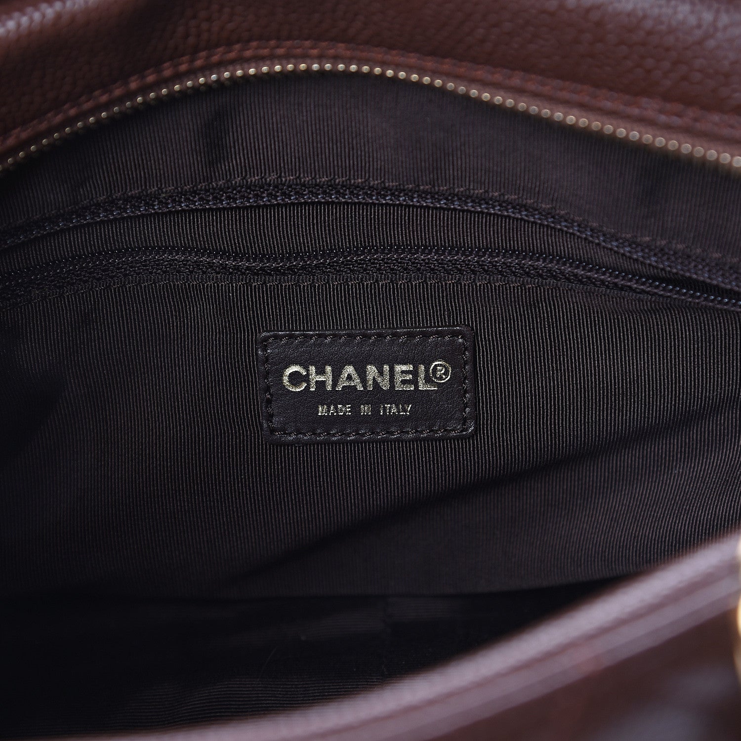 Chanel Caviar Quilted Petit Timeless Tote PTT Brown 5 of 8