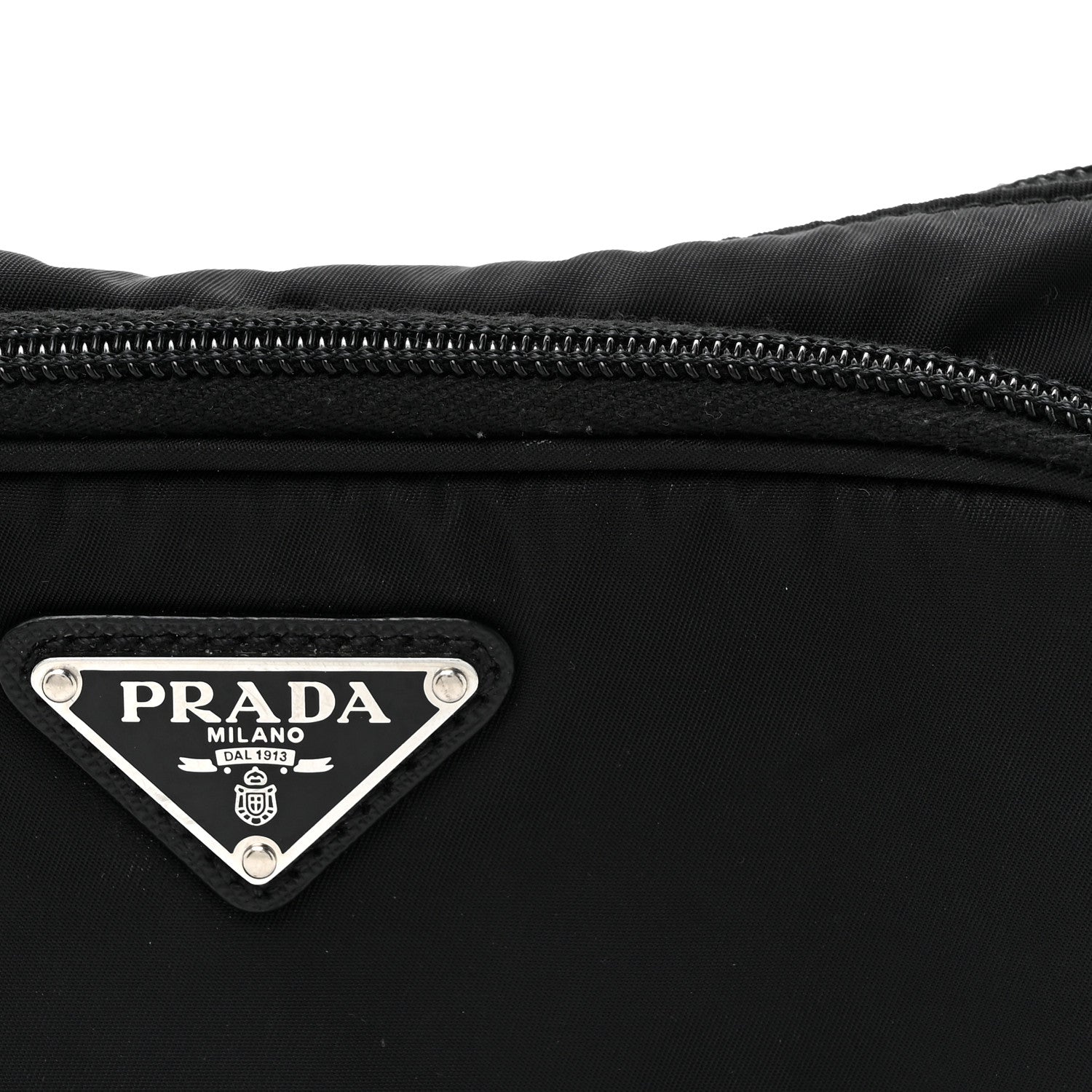 Prada Re-Nylon Saffiano Belt Bag Black 7 of 14