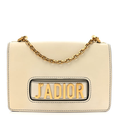 Christian Dior Calfskin J'Adior Chain Flap Bag Off White 1 of 16