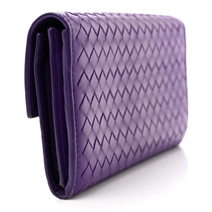 Bottega Veneta Nappa Intrecciato Continental Flap Wallet Anemone 10 of 14
