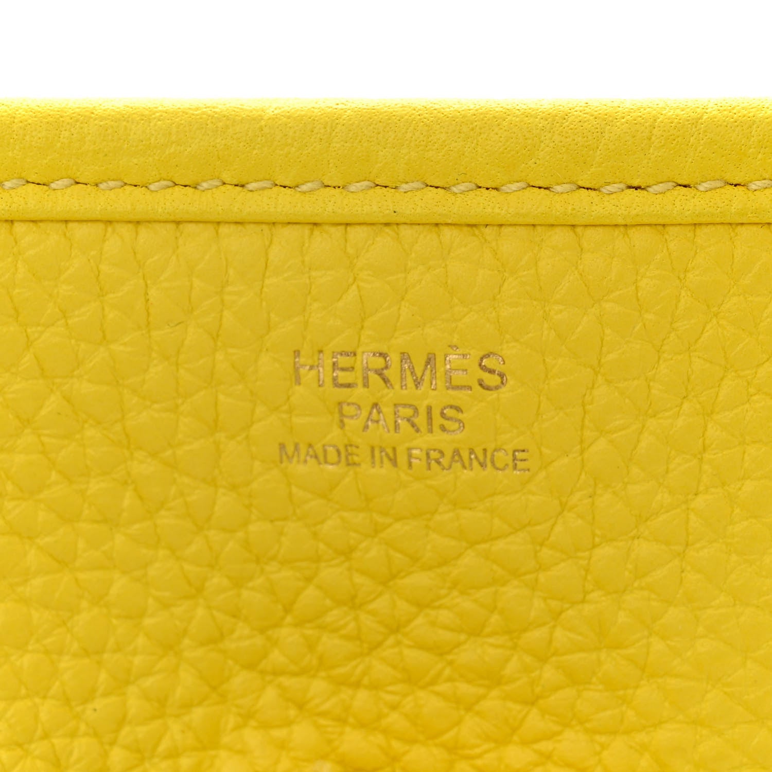 Hermes Taurillon Clemence Evelyne III PM Lime 6 of 12