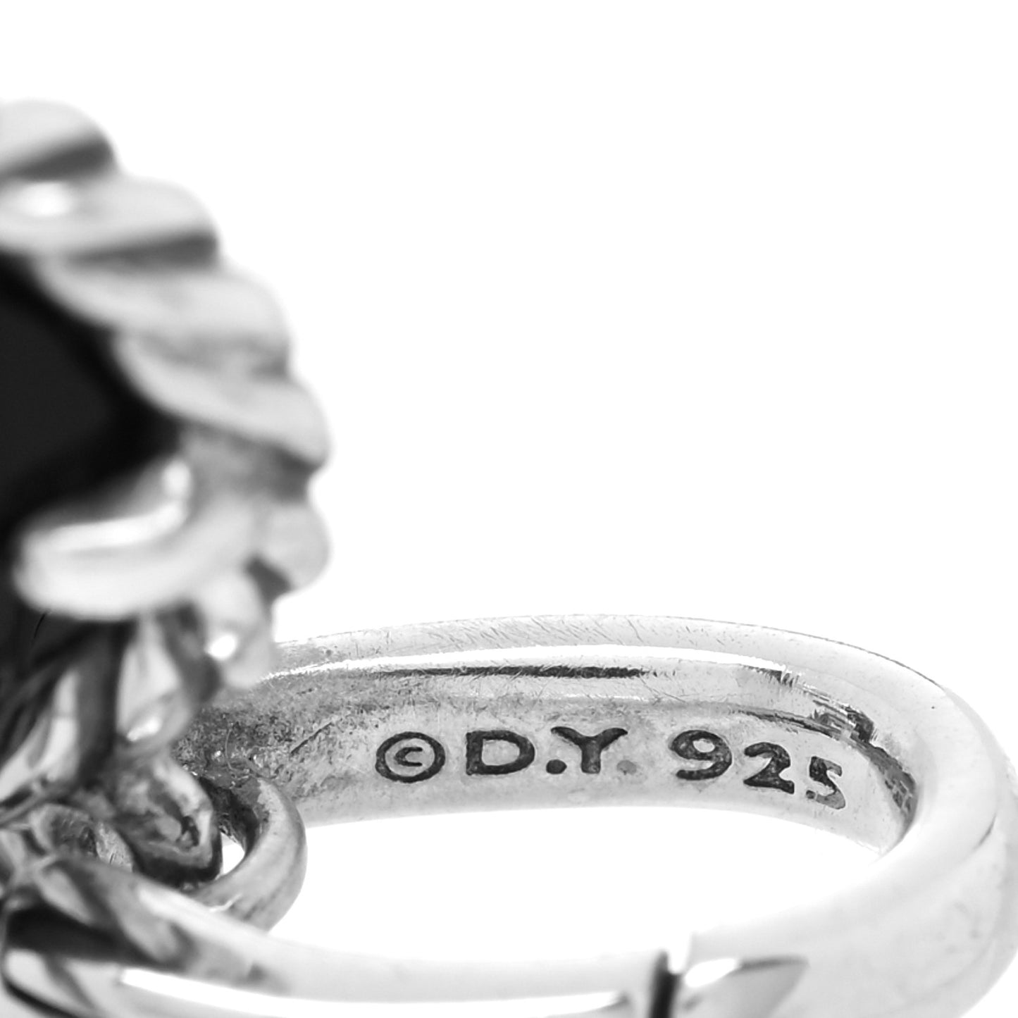 Sterling Silver Black Onyx Heart Charm Pendant