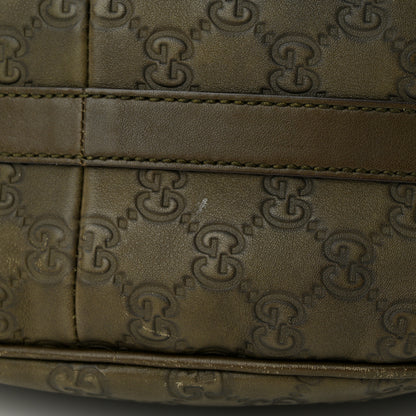 Gucci Guccissima Medium GG Twins Hobo Olive Green 17 of 18