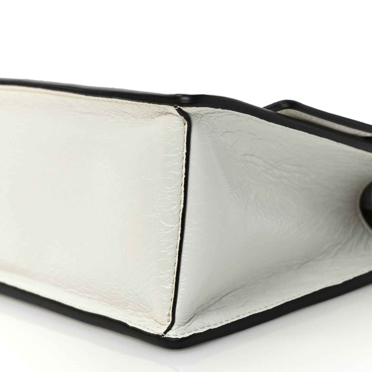 Fendi Agnello Old Shine Small Kan U Shoulder Bag White 9 of 9