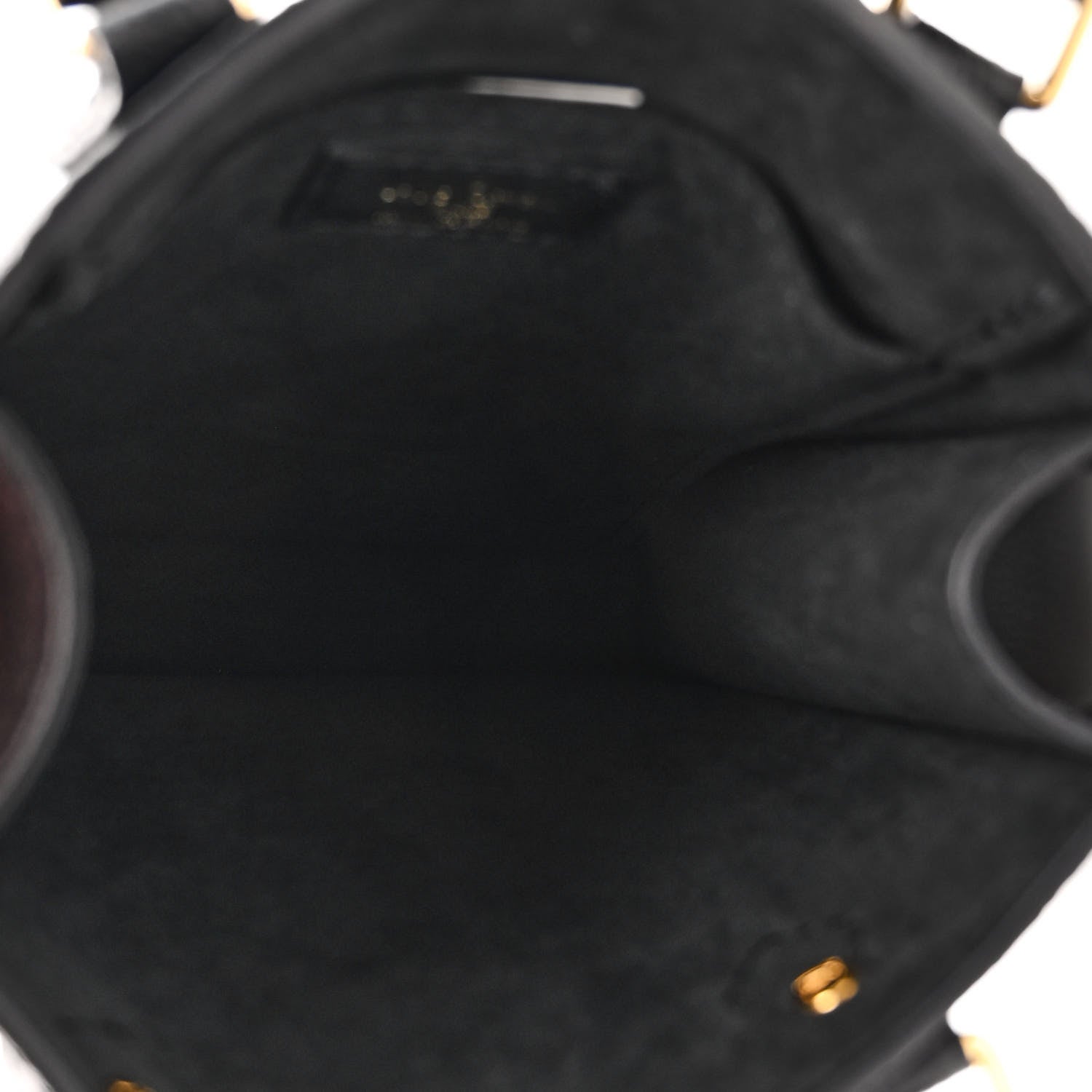 Louis Vuitton Empreinte Monogram Giant Petit Sac Plat Black Beige 5 of 9