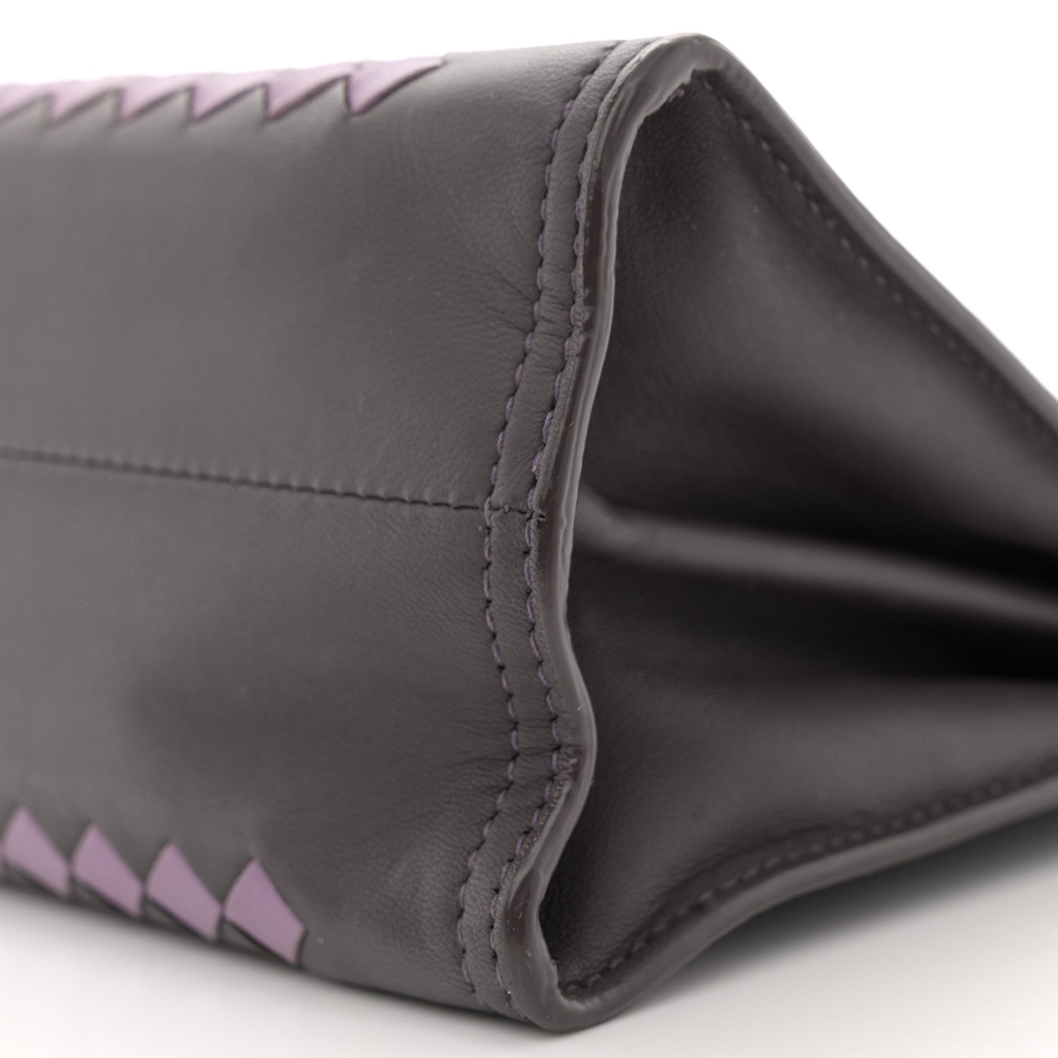 Bottega Veneta Nappa Intrecciato Chain Wallet Quetsche Wisteria 10 of 13