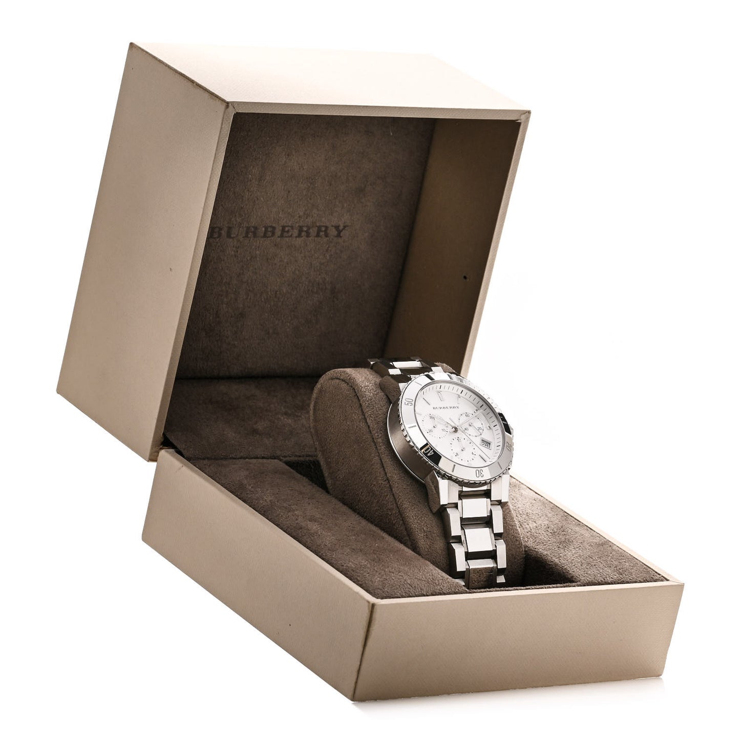 Stainless Steel 38mm Chronograph Quartz Watch BU9700
