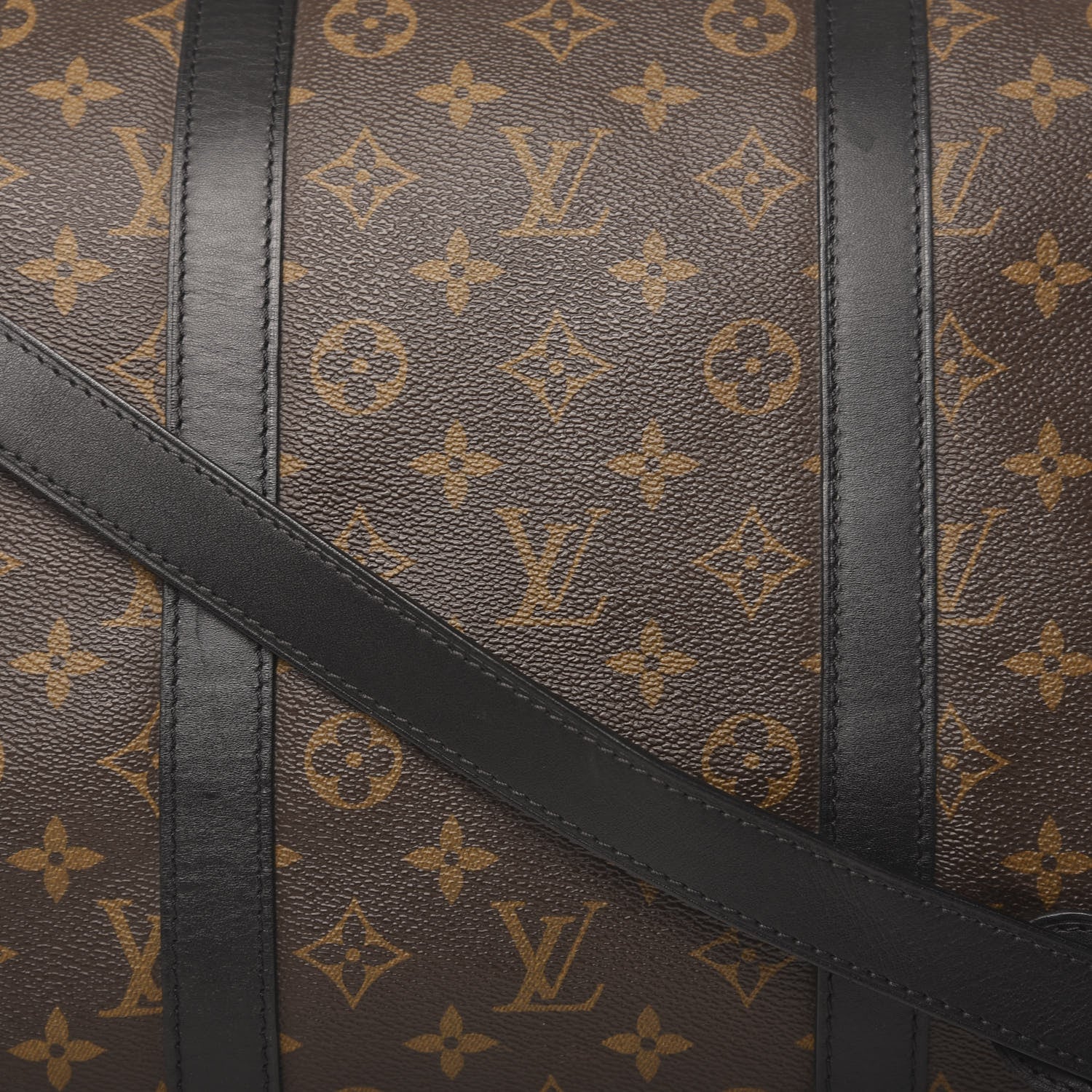 Louis Vuitton Monogram Macassar Keepall Bandouliere 55 10 of 10