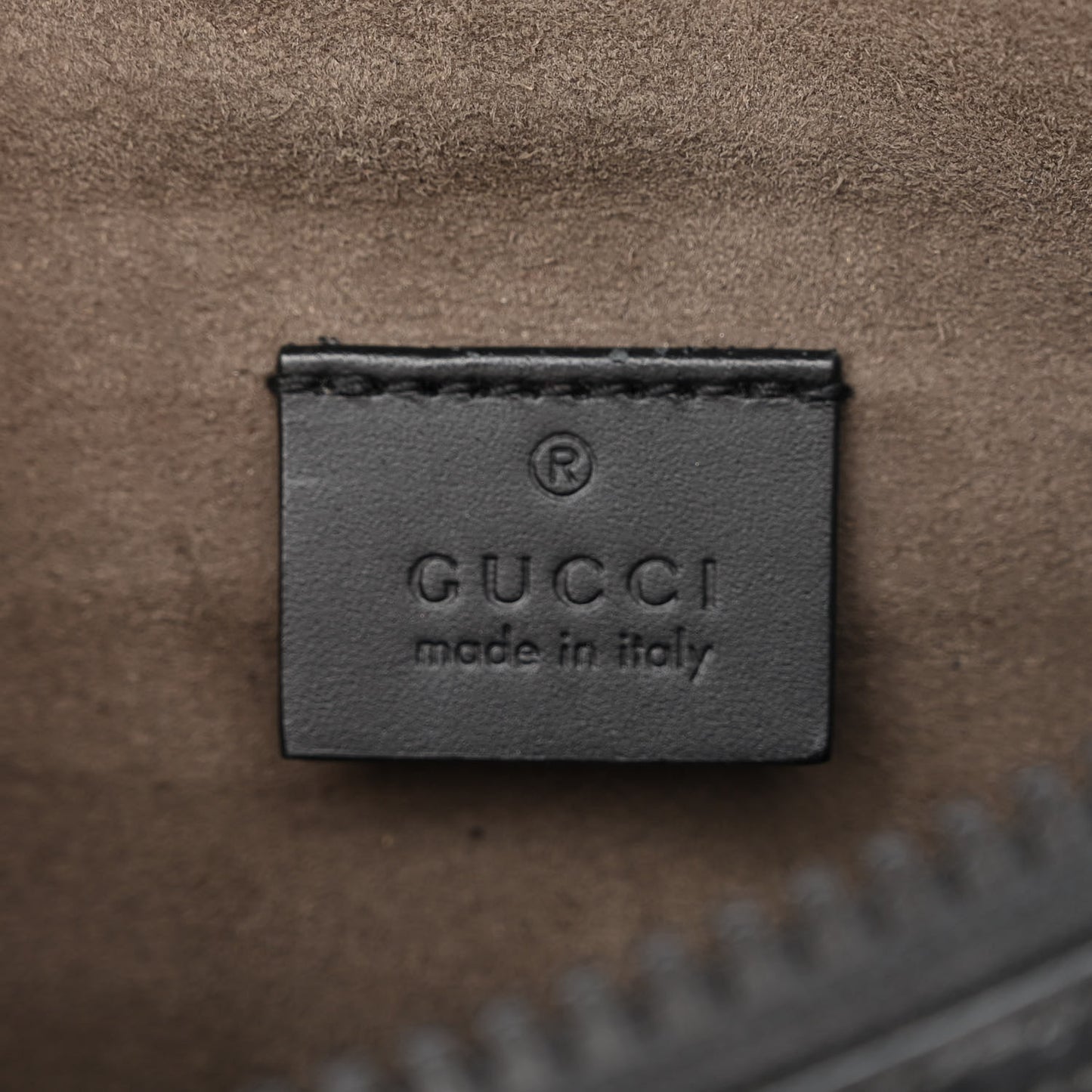 GG Supreme Monogram Belt Bag Black